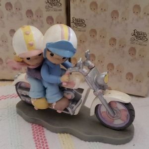 Precious Moments Two Hearts Two Wheels